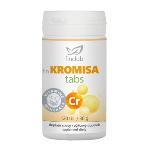 fin Kromisatabs  120 tabl - hamuje wilczy apetyt, brak skłonności do słodyczy, zawiera chrom, prawidłowy metabolizm