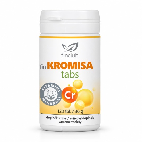 fin Kromisatabs  120 tabl - hamuje wilczy apetyt, brak skłonności do słodyczy, zawiera chrom, prawidłowy metabolizm
